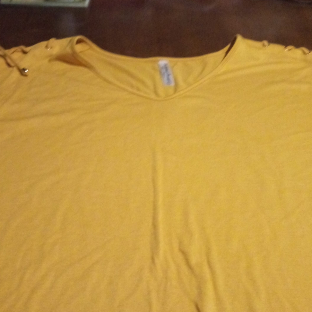 EUC Mustard Color T Size L